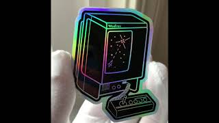 Vectrex Holographic Stickers