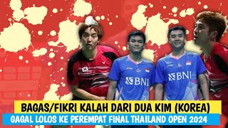 Bagas/Fikri Harus Akui Keunggulan Duo Kim di Babak 16 Besar Thailand Open 2024