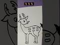 Easy Deer art🦌 #reels #shortvideo #shorts #video #viral #art #artandcraft #paper #deer #viralvideo