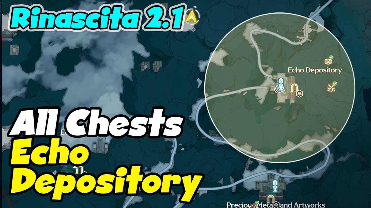 All Chests Echo Depository - Vault Underground | Rinascita 2.1 Wuthering Waves