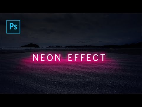 Cara Membuat Neon Text Effect di atas Pasir - Photoshop Tutorial Indonesia