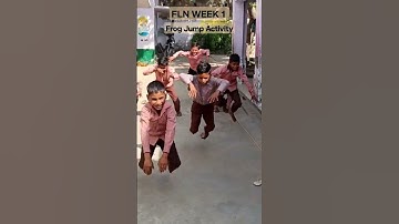 FLN WEEK 1 FROG JUMP ACTIVITY #nipunbharat #foundationallearning #nipunbharatvideos #nipun_bharat