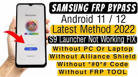 ALL SAMSUNG FRP BYPASS 2022 Android 11/12 Without PC FIX Samsung Launcher & *#0*# Code Not Working