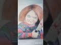 dibujo de Chucky de mi hermano
