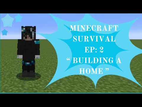 Minecraft Survival Part 2: "Building a Home" - YouTube