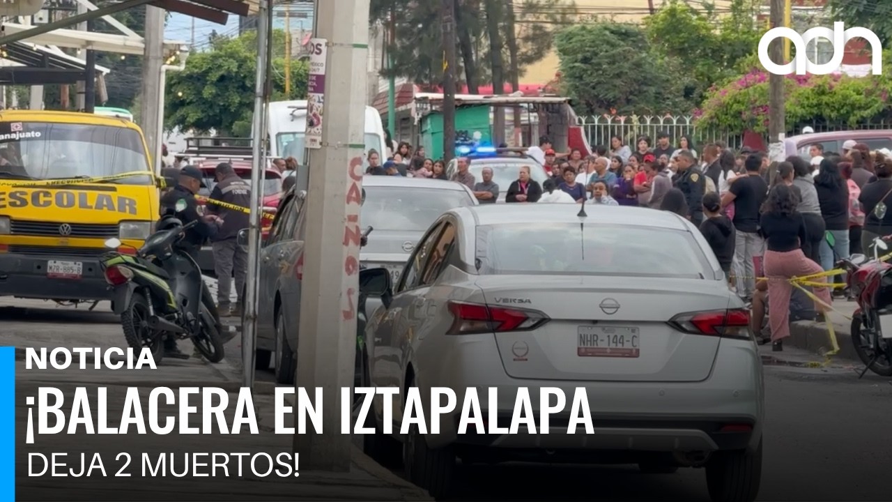 Balacera en Iztapalapa deja dos muertos y seis detenidos - YouTube