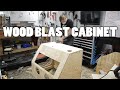 DIY WOOD Vapor Blaster / Dry Blast Cabinet (build time lapse)
