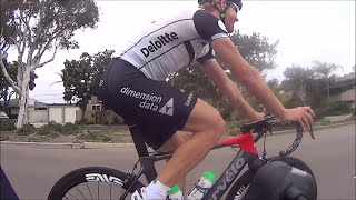 Riding with Tyler Farrar and Team Dimension Data in San Diego
