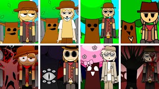 Incredibox Sprunki But Mr. Tree & Tunner In All Human Mods
