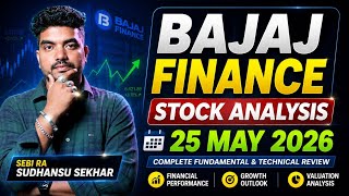 Bajaj Finance Stock Analysis | 25 MAY | SEBI RA Sudhansu Sekhar | Bajaj Finance Share Analysis |