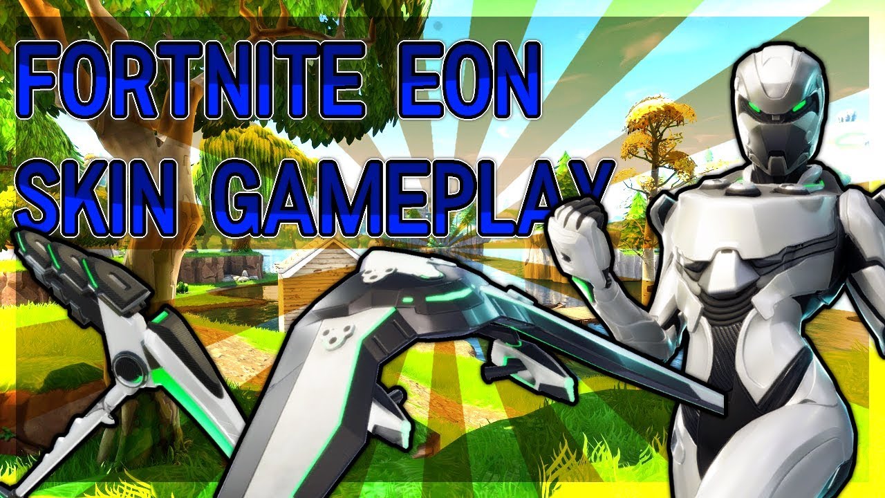 fortnite eon skin gameplay resonator pickaxe and aurora glider - fortnite aurora glider