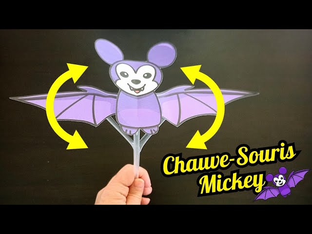 Kit Bricolage Carillon Halloween – 6 Chauves-Souris En Bois à Peindre – DIY Créatif – Décoration Fête – Enfants