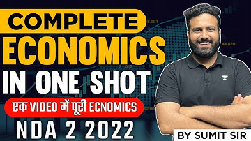 One-Shot NDA Economics Marathon Class | Revision For NDA 2 2022 | Learn With Sumit