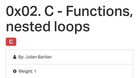 ALX : 0x02. C - Functions, nested loops #alx  #alxafrica #softwareengineering