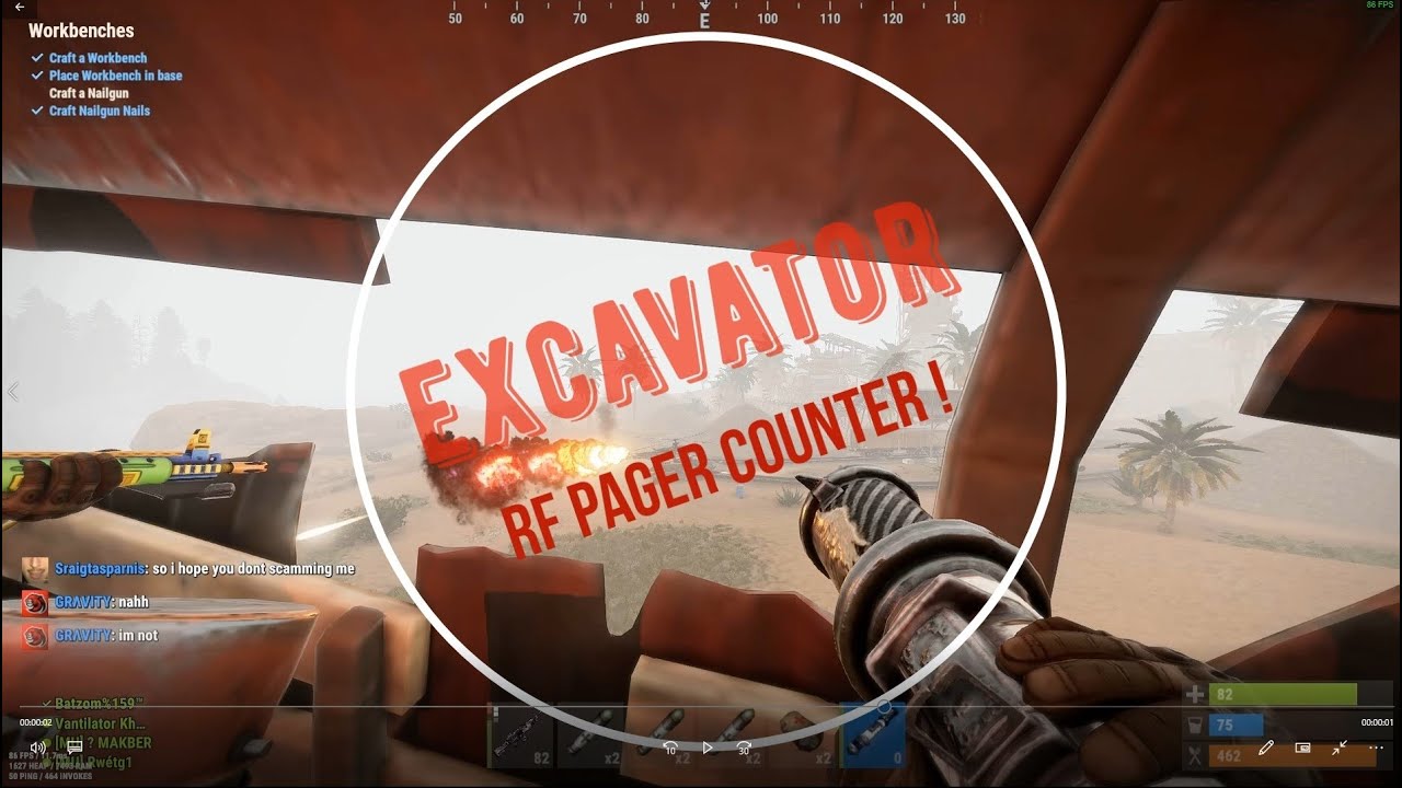 Excavator - RF PAGER COUNTER! - YouTube