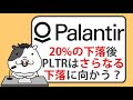 パランティア株は20%の下落後、さらなる下落に向かうのか?【2025/01/12】