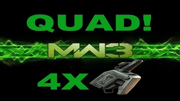 MW3 - AMAZING QUAD C4 KILL!