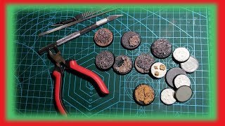 картинка: Как я делаю базы (подставки) для миниатюр.