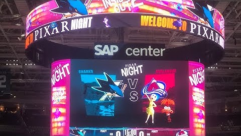 San Jose Sharks Introduction 10/20/24 Pixar Night