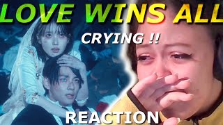 CRYING !! | IU (Feat. V from BTS) LOVE WINS ALL |  REACTION