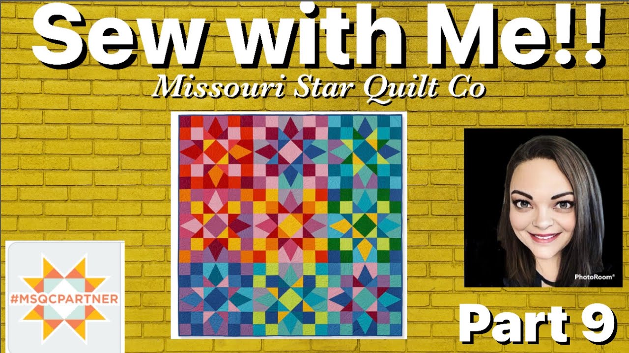 Sew with me! Winter Stardust from Missouri Star Quilt Co - Part 9