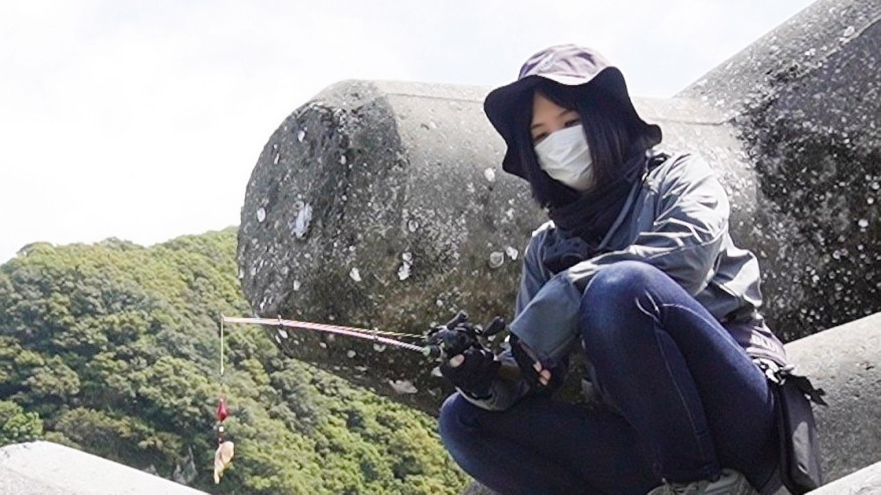 際釣り!イカ釣り!深夜の奇声!