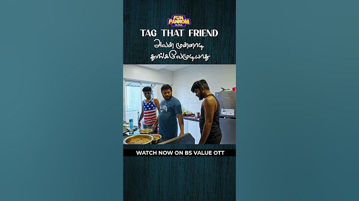 Tag That Friend..!🤣😂 | Fun Panrom Vlogs | BsValue | #shorts