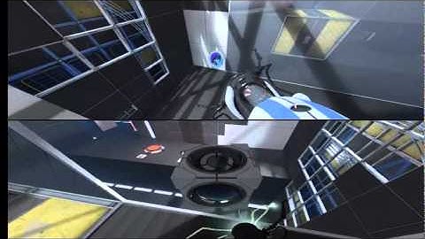Portal 2 CO-OP Walkthrough Part 3 - Level 4-5 (Chapter 1)