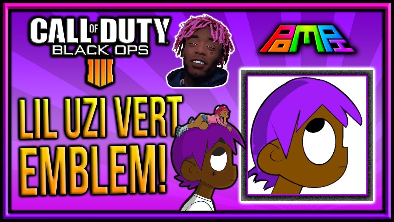 LIL UZI VERT EMBLEM: COD BO4 Lil Uzi Emblem Tutorial! Bo4 Emblem Tutorials! PomPi