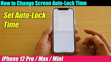 iPhone 12/12 Pro: How to Change Screen Auto-Lock Time