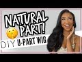 #HAIRWEEK How To Make Your Own U-Part Wig (NATURAL HAIR PARTING) BESTLACEWIGS