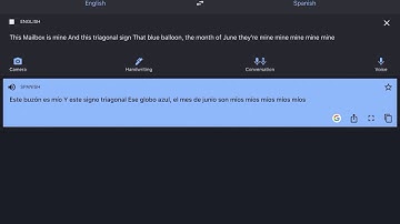 The mine song but google translate sings it