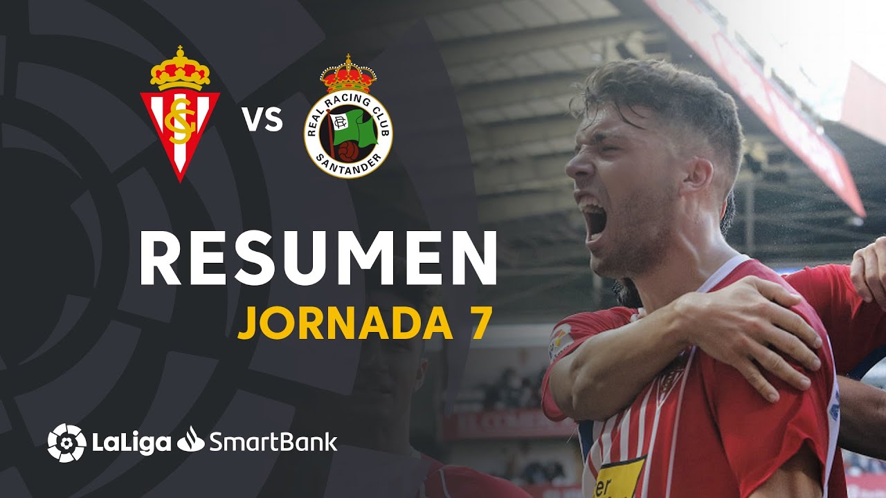 Resumen de Real Sporting vs Real Racing Club (1-1) - YouTube
