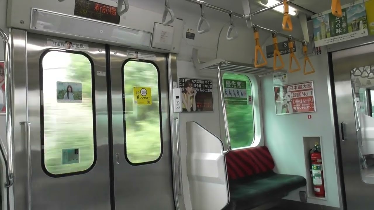 JR両毛線普通前橋行 E231系1000番台K-21編成 高崎～前橋 - YouTube