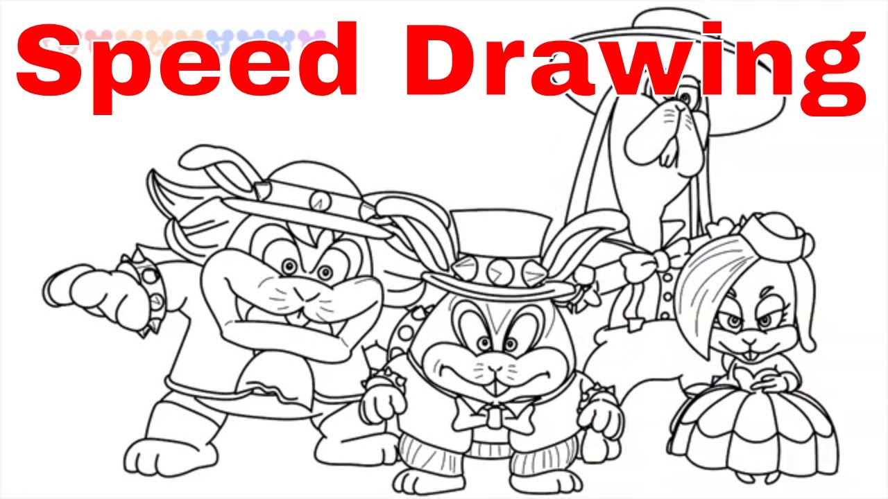 Speed Drawing Super Mario Odyssey Broodales Drawing