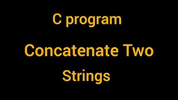C program to  concatenate two strings without using library
