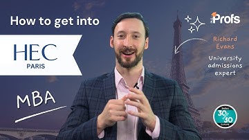 HOW TO GET INTO THE HEC MBA