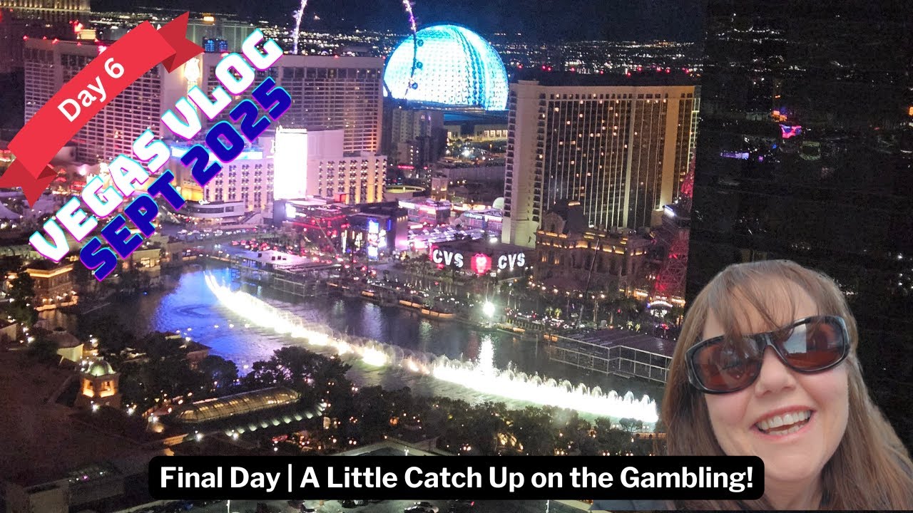 Vegas Vlog, сентябрь 2025 — День 6, мой последний день! Финальный забег получше!