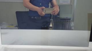 Aluminum Half Mirror Glass by ATO