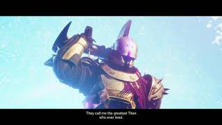 The Return Of Saint-14 Cutscene - The Greatest Titan Who Ever Lived (Destiny 2: Season Of The Dawn)