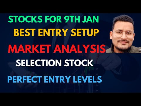 best intraday stocks for 9th January 2023| market analysis - YouTube