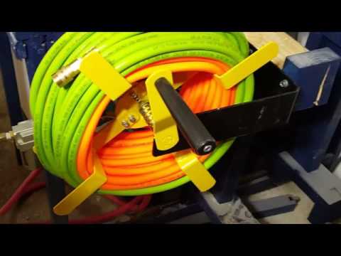 Quickie Review Central Pneumatic 46342 100 ft Steel Air Hose Reel