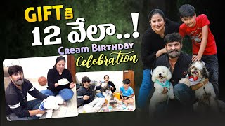 Cream Birthday Celebration || Cake కోసం గోల || Gifts కి 12 వేలా !! vlog || Sushma Kiron
