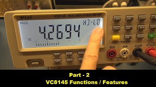 Vici / Vichy VC8145 Bench Multimeter Review   Part 2