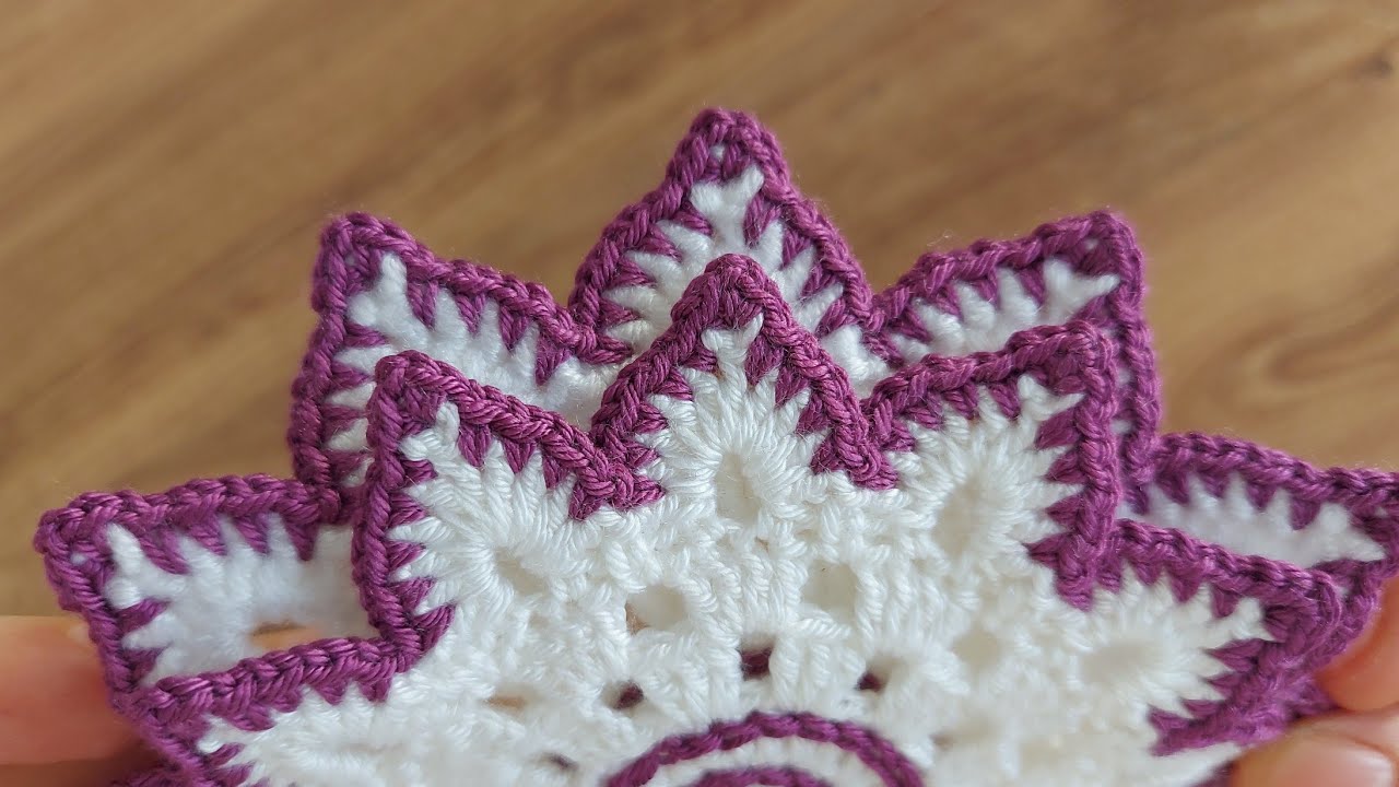 SURPRISE SUPER KNITTING CROCHET.. TIĞ İŞİ BARDAK ALTLIĞI ÖRGÜ MODELİ