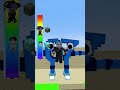 Kpop Demons Hunters VS Rainbow Drop!!🐱 pt.10 #minecraft #shorts