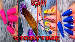 Nail Art Storytime TikTok Scary Storytime 👻😱