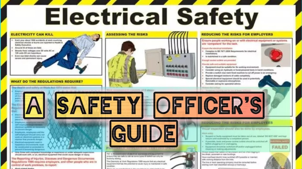 ELECTRICAL SAFETY : A Safety Officer's Guide #ElectricalSafety # ...