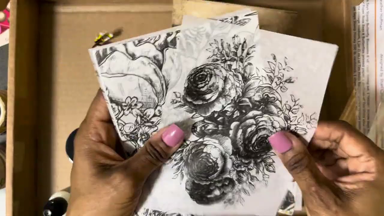 Simon Says Stamp April 2025 Card Kit of The Month Unboxing!!