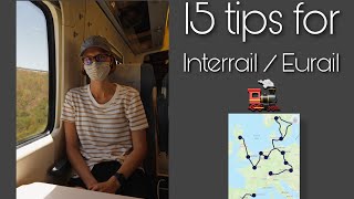 Interrail Eurail tips  | things I wish I had known before interrailing | backpacking Europe by train